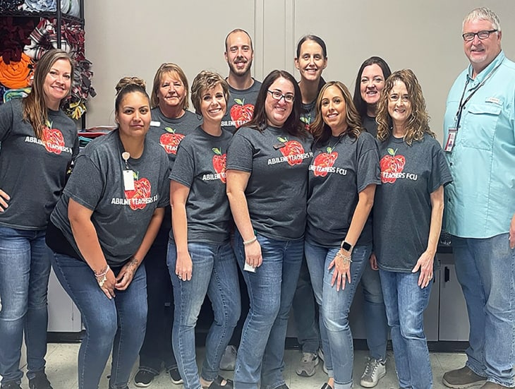 Group shot of ATFCU Volunteers