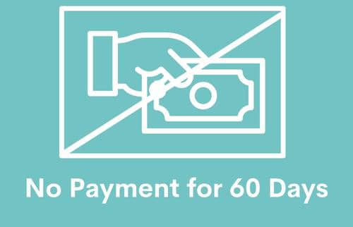 No payment for 60 Days