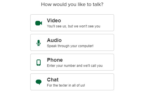 Communication options