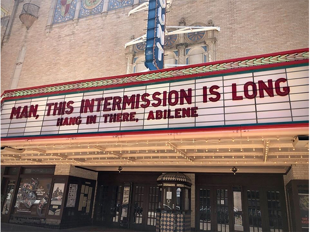 Paramount theater marquee sign