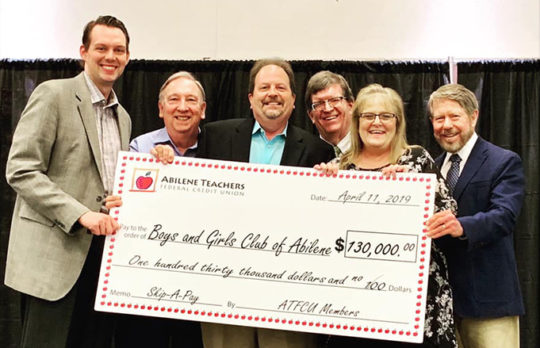 Check presentation to Boys and Girls Club