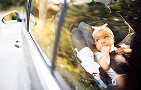 baby in car seat