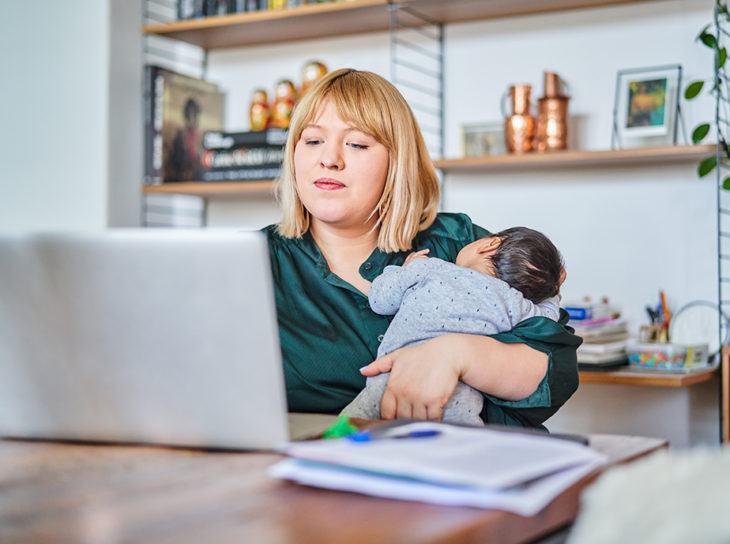 mother with child online